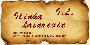 Ilinka Lašarević vizit kartica